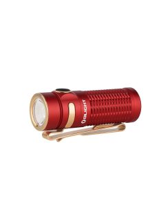 Olight Baton 3 rechargeable LED flashlight, red