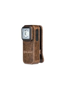 Olight Oclip flashlight, brown