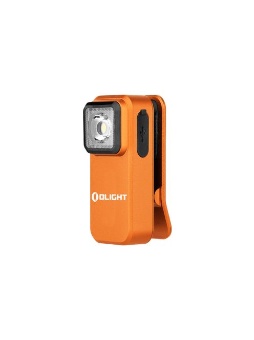 Olight Oclip flashlight, Orange