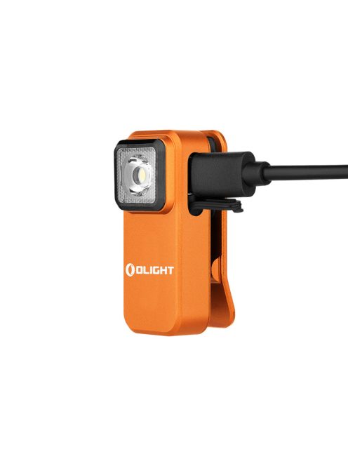 Olight Oclip flashlight, Orange