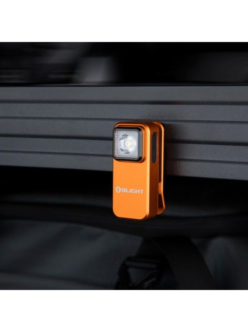 Olight Oclip flashlight, Orange