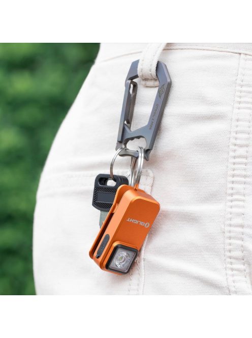 Olight Oclip flashlight, Orange