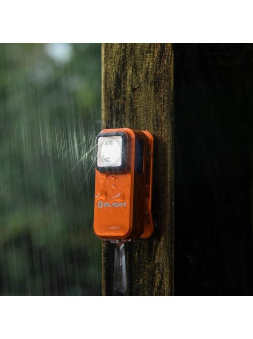 Olight Oclip flashlight, Orange