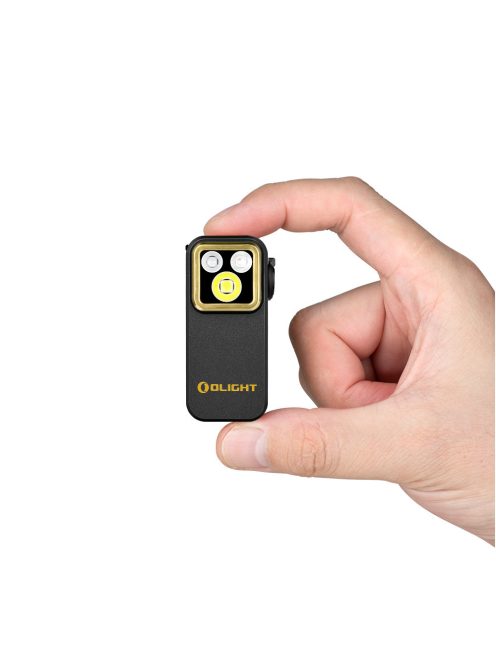 Olight Oclip Pro S csiptetős tölthető zseblámpa, fekete