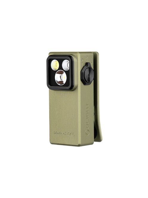 Olight Oclip Ultra flashlight, Olive Green