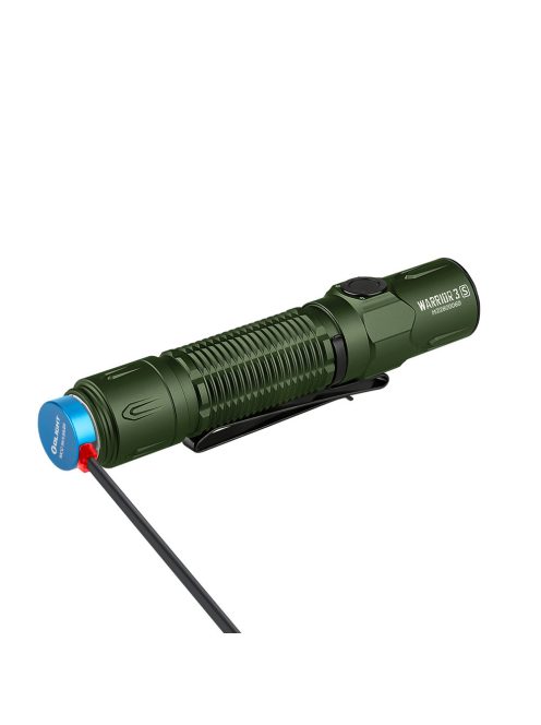Olight Warrior 3s Rechargable LED Flashlight, OD Green