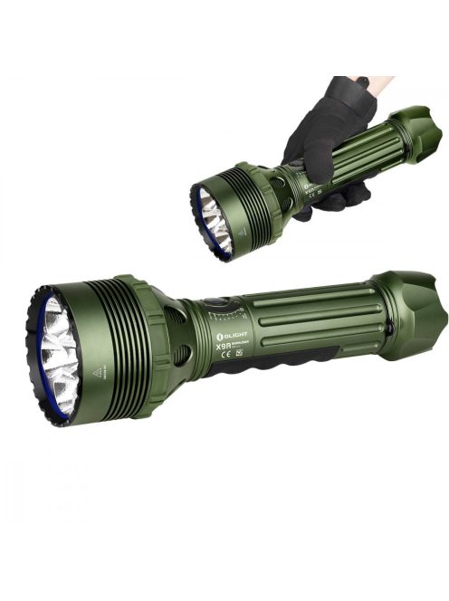 Olight X9R Marauder LED lámpa zöld