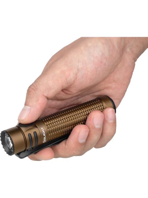 Olight Warrior Mini 3 rechargable flashlight, Desert Tan