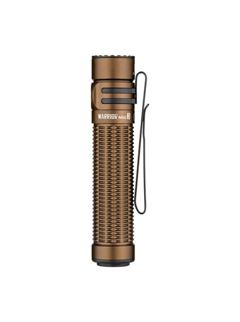 Olight Warrior Mini 3 rechargable flashlight, Desert Tan