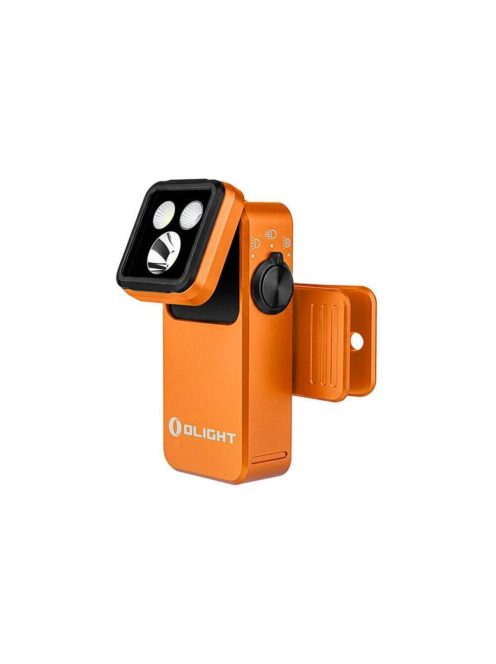 Olight Oclip 2 Pro csiptetős tölthető zseblámpa, narancs