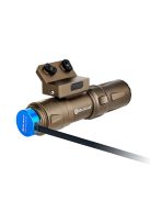 Olight Odin Mini tölthető taktikai lámpa lengőkapcsolóval, desert tan