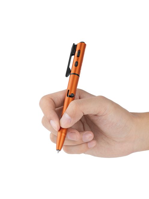 Olight O Pen 3 narancs golyóstoll Class 1 zöld lézerrel