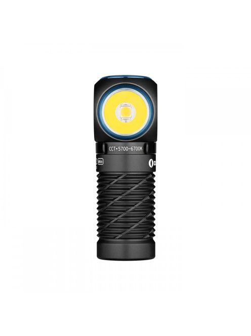 Olight Perun 2 Mini fekete tölthető zseblámpa, hideg fehér fénnyel, fekete