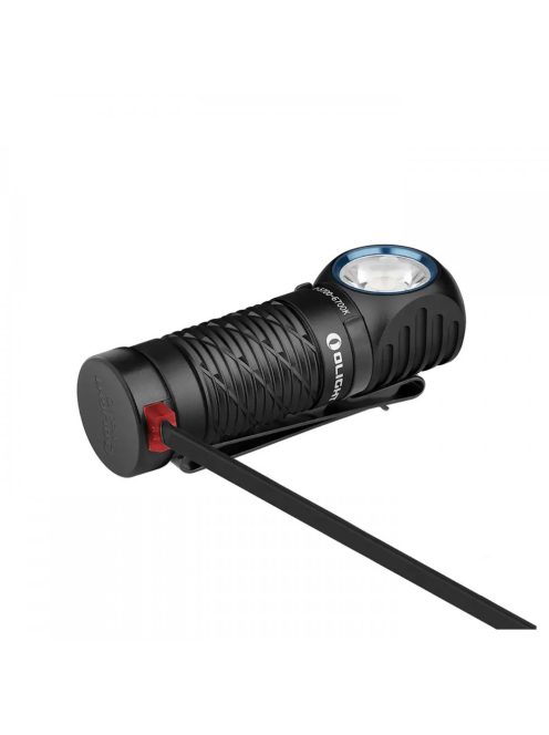 Olight Perun 2 Mini fekete tölthető zseblámpa, hideg fehér fénnyel, fekete